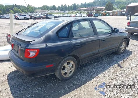 2004 Hyundai Elantra Gt из США, поврежденный, VIN KMHDN56D44U102826